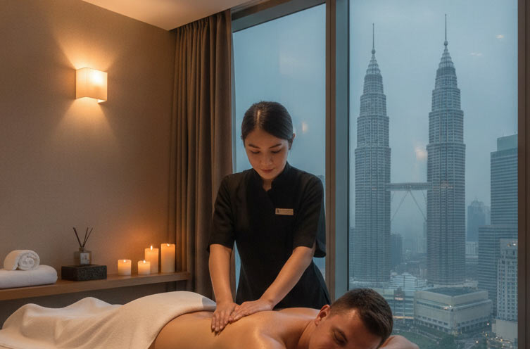 kl sentral b2b massage escort girl service